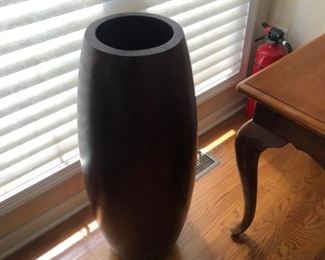 $75 - Large wood vase