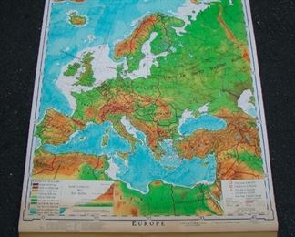 Vintage Wall Map 75