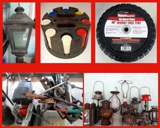 All Kinds of Tools, Vintage Poker Chips and Holder and Loads of Items that Can be Upcycled and Repurposed