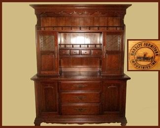 Bassett 2 Piece Buffet and Hutch