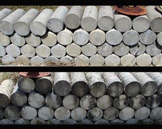 Cement Cylinders; Great for All Sorts of Landscaping Ideas