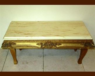 Vintage Marble Top Table