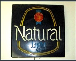 Natural Lite Beer Sign