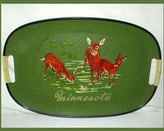 Vintage Minnesota Souvenir Tray