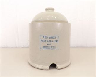 MINT Vintage Red Wing 12.5" Poultry Drinking and Buttermilk Feeder