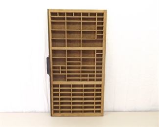 Vintage Hamilton Wood Printers Drawer