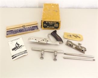 Vintage Stanley #50 Combination Plane with Cutters in Original Box