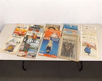 Lot of Antique and Vintage Magazines