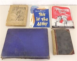 Lot of Misc Antique Publications, Press Junkets, Playbills, etc.