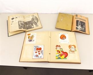 Lot of Antique Scrapbooks