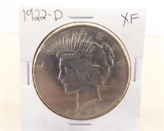1922-D Peace Silver Dollar