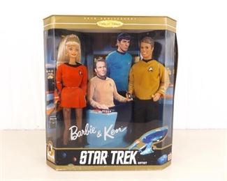 New in Box Special Edition Star Trek Barbie and Ken