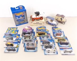 Lot of Misc New Hot Wheels and Ertl Banks