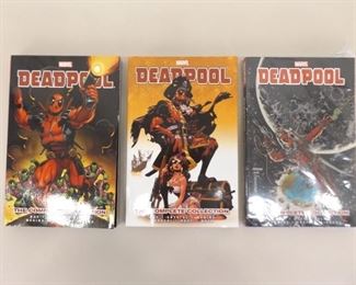 3 NEW Marvel Comics Deadpool: The Complete Collection Vol. 1, 2, and 3