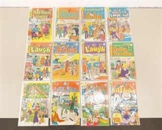 12 Bagged and Boarded Archie Type Comic Books