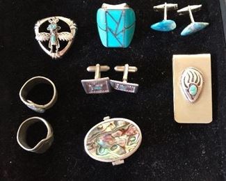 Navajo Turquoise/Silver