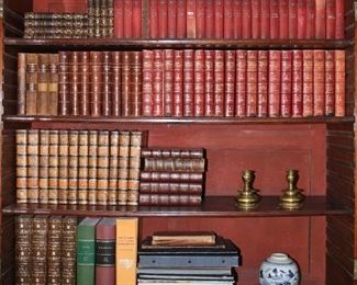 Antique & leather bound books