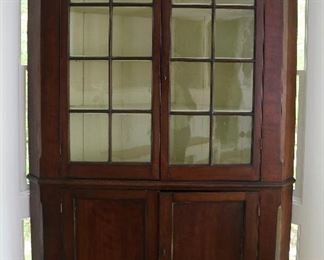 Antique corner cupboard