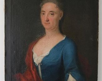 Antique o/c portrait