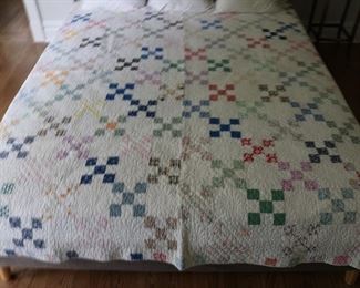 Large collection of handmade quilts