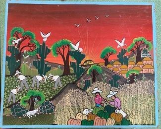 Roberto Benitez Mexican Folk Art Paintings