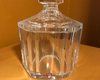 Orrefors Crystal Lidded Jar