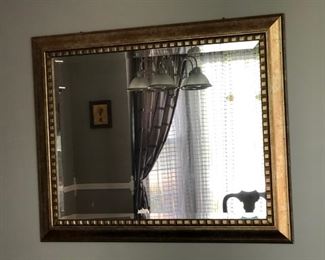 Silver Framed Wall Mirror