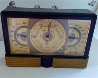Taylor, Rochester Desktop Barometer, Thermometer and Humidity Bakelite