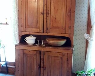 antique pine cabinet
