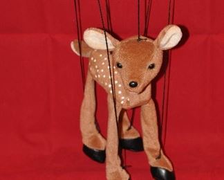 SUNNY AND COMPANY TOYS FAWN MARIONETTE PUPPET, 9".  OUR PRICE IS $25.00.