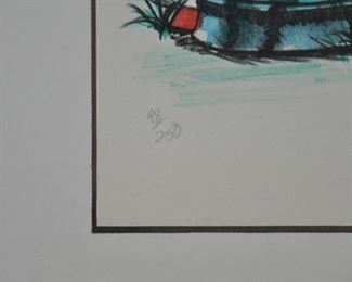 SESAME STREET NUMBERED LITHOGRAPH