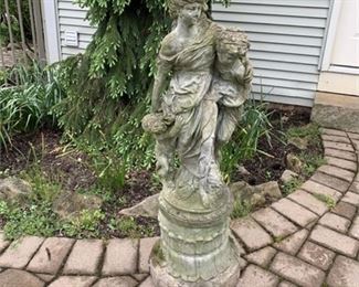 Lot 007
Antique yard cement sculpture