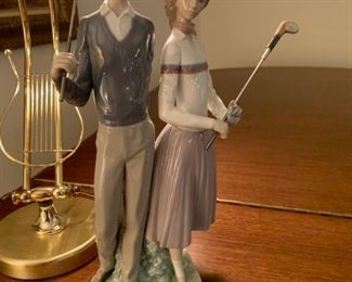 LLADRO "Golfing Couple" Figurine