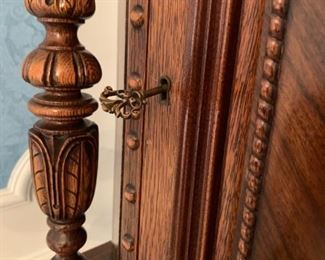 MAGNIFICENT Antique WEST END FURNITURE CO Rockford Illinois HAND CARVED NO 891 Dining Suite