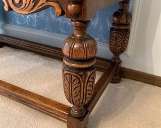 MAGNIFICENT Antique WEST END FURNITURE CO Rockford Illinois HAND CARVED NO 891 Dining Suite