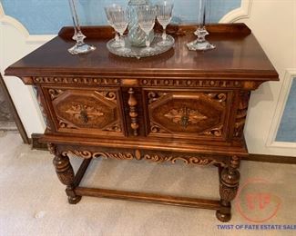 MAGNIFICENT Antique WEST END FURNITURE CO Rockford Illinois HAND CARVED NO 891 Dining Suite