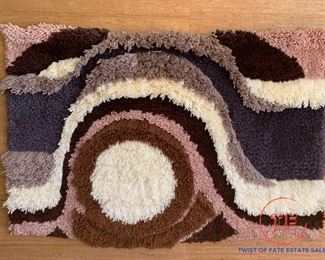 Vintage Latch Hook Wall Art