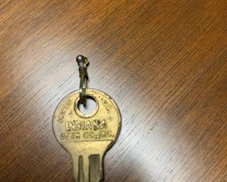 Vintage INDIANA DESK CO Wood Office Desk