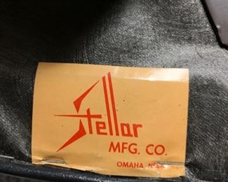 Vintage Rolling Office Chair by STELLAR MFG Omaha, Ne