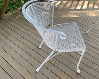 Outdoor Wrought Iron Patio Set - Woodard Era