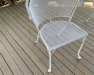 Outdoor Wrought Iron Patio Set - Woodard Era