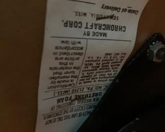 Set of FOUR Vintage CHROMCRAFT Bar Stools