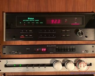 MCINTOSH MR7083 Receiver and SPECTRAL DMC-20 Reference Preamplifier WITH DMS-20 Power Supply