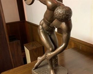 1963 Austin Production Discus Athlete Plaster Figure