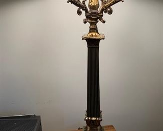 Vintage French Broullette Lamp