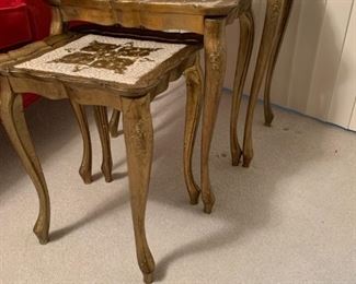 Vintage Hollywood Regency Stacking Tables