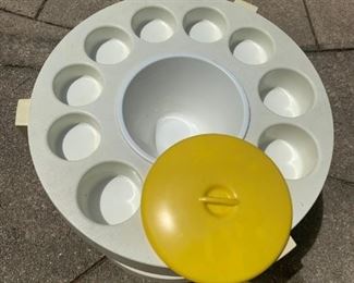 MCM 1960's TIARA CASA Portable Bar Serving Cart KARTELL PANTON ERA