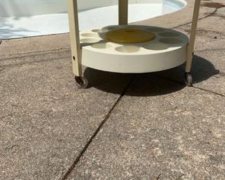 MCM 1960's TIARA CASA Portable Bar Serving Cart KARTELL PANTON ERA