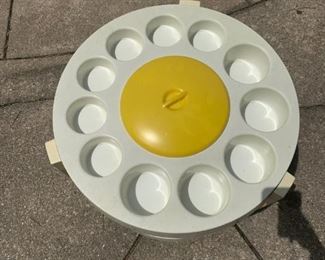 MCM 1960's TIARA CASA Portable Bar Serving Cart KARTELL PANTON ERA