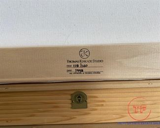 Artist Signed "Stairway to Paradise" THOMAS KINKADE Studio Proof Enhanced Limited Edition 118/160 Canvas Print